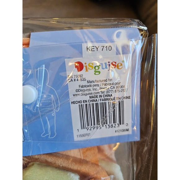 Bluey Bingo Toddler Costume Jumpsuit Headpiece Size M 3T 4T Halloween‎ Dress Up - Picture 9 of 9